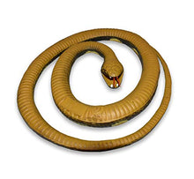 Carica l&#39;immagine nel visualizzatore di Gallery, Wild Republic 20775 Gomma Serpente Small Ball Python 117 cm, Nero, Giallo - Ilgrandebazar