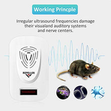 Carica l&#39;immagine nel visualizzatore di Gallery, ROOTOK Repellente ad Ultrasuoni per Topi Scacciatopi Repellente...