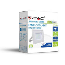 Carica l&#39;immagine nel visualizzatore di Gallery, V-TAC VT-50 Faro LED SMD Chip Samsung 50W Colore Bianco 4000K IP65 [Classe... - Ilgrandebazar