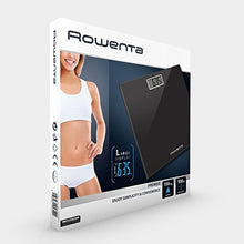 Carica l&#39;immagine nel visualizzatore di Gallery, Rowenta BS1060 Premiss Bilancia Pesapersone Digitale con Piatto in Vetro Nero