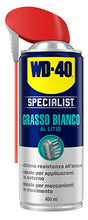 Carica l'immagine nel visualizzatore di Gallery, WD-40 Specialist Grasso Bianco al Litio Spray con Sistema Doppia Posizione, 400 ml