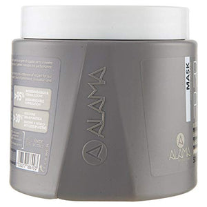 Alama Professional Repair Maschera Ristrutturante e Protettiva per Capelli Danneggiati e Sfibrati, Formula con Cheratina, Trattamento Tonificante e Ristrutturante, 90% Ingredienti Naturali, 500ml