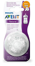 Carica l'immagine nel visualizzatore di Gallery, Philips Avent Allattamento SCF044/27 Tettarelle Natural Flusso Abbondante, 3...