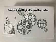 Carica l'immagine nel visualizzatore di Gallery, Mini Registratore Vocale H+Y con Attivazione Vocale, Memoria da 8GB, Ricaricabile USB e funzioni MP3, Ideale per Lezioni, Riunioni, Interviste, Fino a 96 ore