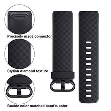 Carica l&#39;immagine nel visualizzatore di Gallery, AK Cinturino per Fitbit Charge 3 Edizione Speciale S, 01 nero