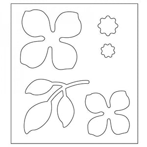 Sizzix Thinlits Fustella, Fiore Asiatico