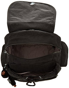 Kipling City Pack S, Zaini Donna, Blu, 27x33.5x19 cm Nero (True Black)