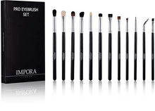 Carica l&#39;immagine nel visualizzatore di Gallery, Set di pennelli per trucco occhi d’ Impora London. Include: per...