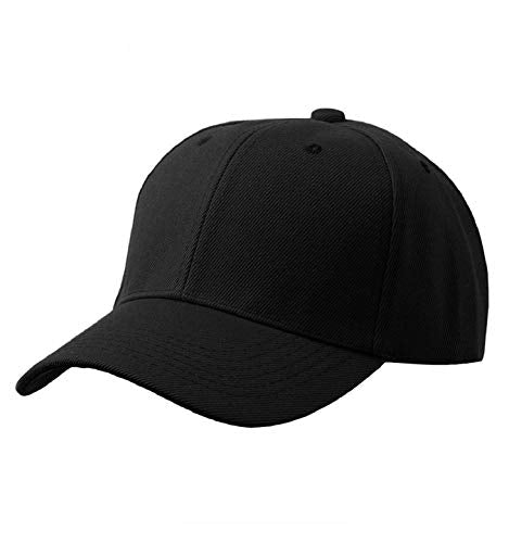 Yuson Girl Cappello Unisex del Cotone Berretto da Baseball delle Ragazze nero