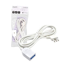 Carica l&#39;immagine nel visualizzatore di Gallery, EW3800 - Prolunga elettrica bianca 3mt, spina Italiana 10A 90° Bianco - Ilgrandebazar