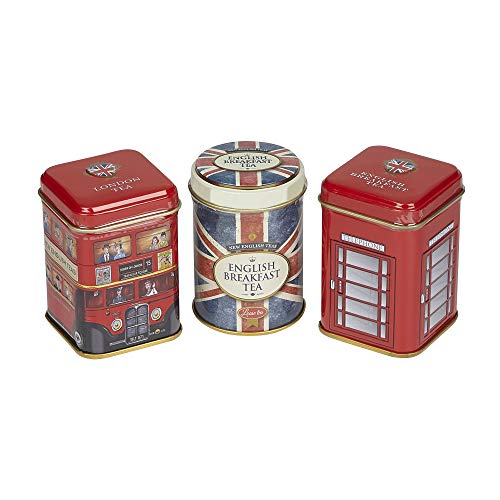 Icone di Londra Tre Mini Tea Tin Set