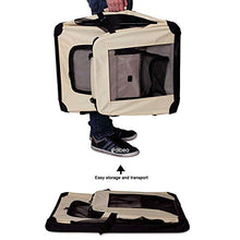 Carica l'immagine nel visualizzatore di Gallery, dibea TB10040, Borsa Trasportino per cani, Scatola (S) 50x34x36 cm, Beige