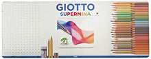 Carica l&#39;immagine nel visualizzatore di Gallery, Giotto 237500 - Supermina Scatola di Metallo da 50 Pezzi, multicolore &amp;...