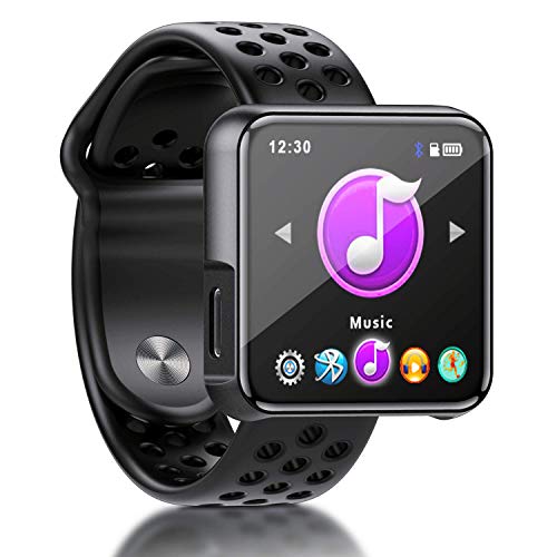 Lettore MP3 Bluetooth 4.2, 16 GB lettore de Full Touch Schermo con Black