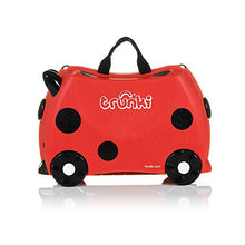 Carica l&#39;immagine nel visualizzatore di Gallery, Trunki Valigia Cavalcabile Per Bambini: 46 x 20.5 x 31 cm, Rosso Coccinella