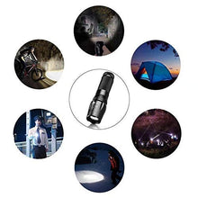 Carica l&#39;immagine nel visualizzatore di Gallery, Torce Elettriche Portatili,Super Luminoso-2000LM BINKE Torcia CREE LED Nero - Ilgrandebazar