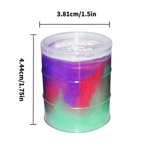 SWZY Fluffy Slime, 6 Pack Galaxy Slime Kit Stress Relief DIY Toys Fruit - Ilgrandebazar