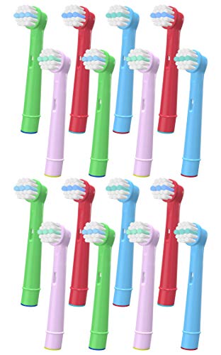 Testine spazzolino elettrico per bambini Oral B spazzole di 16PCS - Ilgrandebazar