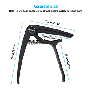 Asmuse Professional Capotasto Universale Nero Capo High quality Zinc - Ilgrandebazar