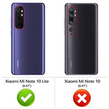 Carica l'immagine nel visualizzatore di Gallery, Peakally Cover Xiaomi Mi Note 10 Lite, Fibra di Carbonio Morbido TPU...