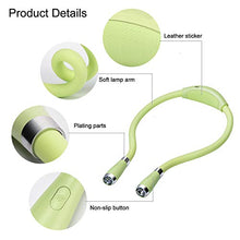 Carica l'immagine nel visualizzatore di Gallery, Lampada da lettura a LED a libro con luce USB ricaricabile, vivavoce, 4 Verde - Ilgrandebazar