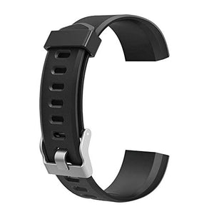 endubro Cinturino per Fitness Tracker ID115 HR Plus & Molti Altri Nero - Ilgrandebazar