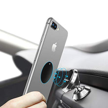 Carica l'immagine nel visualizzatore di Gallery, ivoler [8 Pezzi] Calamita per Cellulare Auto, Super Adesivo 3M piastrine Nero