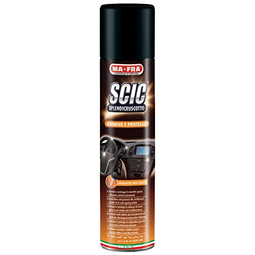 Ma-Fra, Scic Orange, Splendi Cruscotto Spray, Rinnova, Pulisce e Protegge Il Cruscotto dell'Auto, 600 ml