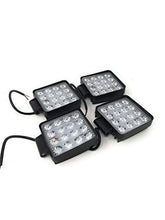 Carica l&#39;immagine nel visualizzatore di Gallery, tempo di saldi 4 Fari 48W Quadrato Faretto Led Da Lavoro 16 3W Di... - Ilgrandebazar