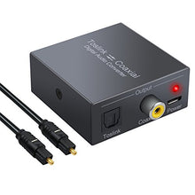 Carica l&#39;immagine nel visualizzatore di Gallery, PROZOR Convertitore Bidirezionale da Digitale Coassiale a SPDIF Toslink...