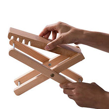 Carica l&#39;immagine nel visualizzatore di Gallery, Rayzm Sgabello / Poggiapiedi in Legno per Chitarra, Poggia Piede Pieghevole... - Ilgrandebazar