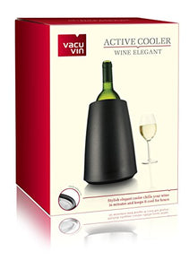 Vacu Vin Elegante Refrigeratore per Vino Attivo - Nero - Ilgrandebazar