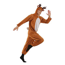 Carica l'immagine nel visualizzatore di Gallery, EraSpooky Costume da Alce di Natale per Adulti Costume Cosplay per la Vigilia di Natale Regali per Bambini