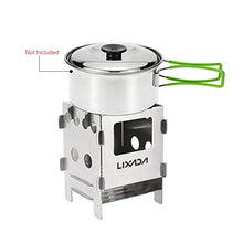 Carica l'immagine nel visualizzatore di Gallery, Lixada Portatile Acciaio Inossidabile Leggero Pieghevole Stufa a Stufa-1