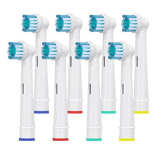 Carica l'immagine nel visualizzatore di Gallery, Testine Spazzolino Ricambio Compatibile Con OralB - Adatto Spazzolino Elettrico Orale B Sensitive, Cross Action, Professional Care, Vitality, ecc - Di HSYTEK