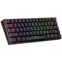 Carica l&#39;immagine nel visualizzatore di Gallery, Urchoiceltd RGB Tastiera meccanica, tastiera (nero) interruttore blu