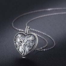 Carica l&#39;immagine nel visualizzatore di Gallery, Collana con urna per ceneri in argento Sterling S925 ciondolo a forma di... - Ilgrandebazar