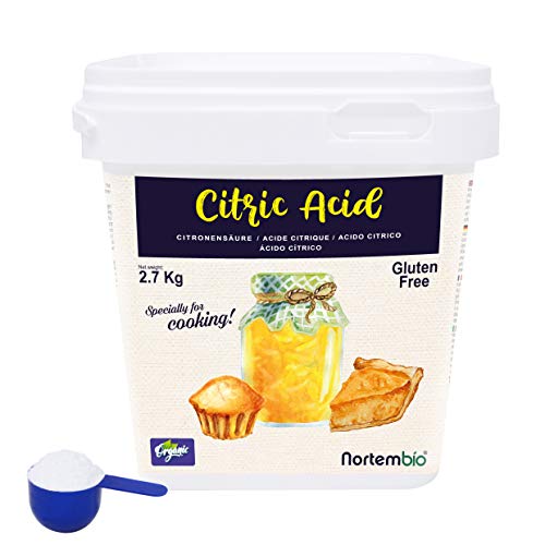 NortemBio Acido Citrico 2,7 Kg. La Migliore Qualità Alimentare. Input... - Ilgrandebazar