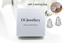 Carica l'immagine nel visualizzatore di Gallery, MixiuEuro, orecchini a perno a forma di lupo, in argento Sterling 925, con... - Ilgrandebazar