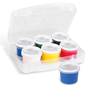 PRIMO- Tempera a Dita, Multicolore, 221TD100SP - Ilgrandebazar