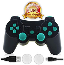 Carica l'immagine nel visualizzatore di Gallery, CFORWARD PS3 Controller, Wireless Gamepad Double Vibration Six-Axis Lago Blu