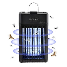 Carica l'immagine nel visualizzatore di Gallery, Night Cat Lampada Antizanzare Elettrica 4200V Zanzariera Elettrica 18W Insetticida Lampada Contro Le Mosche per Casa Giardino