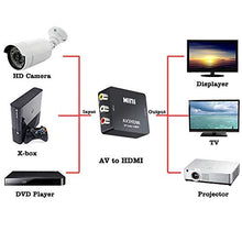 Carica l&#39;immagine nel visualizzatore di Gallery, QGECEN Convertitore da RCA a HDMI, Adattatore Supporta PAL/NTSC...