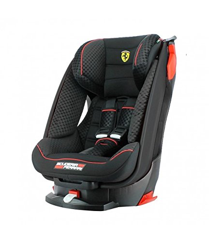Seggiolino auto reclinabile Ferrari g 1 (da 9 a 18 kg), 4 stelle ai test TCS, protezione urti laterali – Seduta reclinabile in 4 posizioni