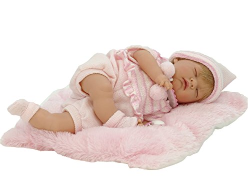 Nines Artesanals d'Onil - Bambolotto Neonato Reborn con Occhi Chiusi (700) - Ilgrandebazar