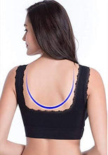 Carica l'immagine nel visualizzatore di Gallery, iClosam Reggiseno Senza Ferretto, Reggiseno Push Up Imbottito Pizzo Comodo Reggiseno Bra Donna