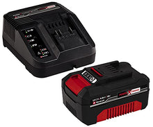 Carica l'immagine nel visualizzatore di Gallery, Originale Einhell Starter Kit 4,0 Ah con batteria e caricabatterie Power X-Change (Li-Ion, 18 V, tempo di ricarica 75 minuti, adatto a tutti gli utensili Power X-Change)