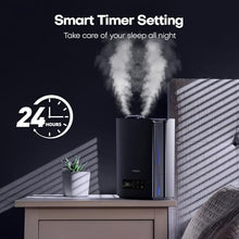 Carica l'immagine nel visualizzatore di Gallery, CONOPU Umidificatore Ambiente 6L, Umidificatore Ultrasuoni a Temperatura Costante Per La Casa Con Tre Modalità, Umidificatore Silenzioso Con Più Modalità Di Mmidità e Funzioni Temporali, OZJ21S07