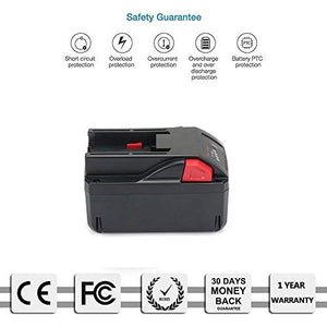 REEXBON Milwaukee 28V 3.0Ah Li-ion Batteria di Ricambio per