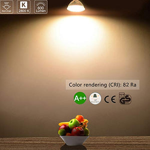 Bojim 6x Faretti LED da incasso per cartongesso GU10 Luce 6w Bianca Calda - Ilgrandebazar